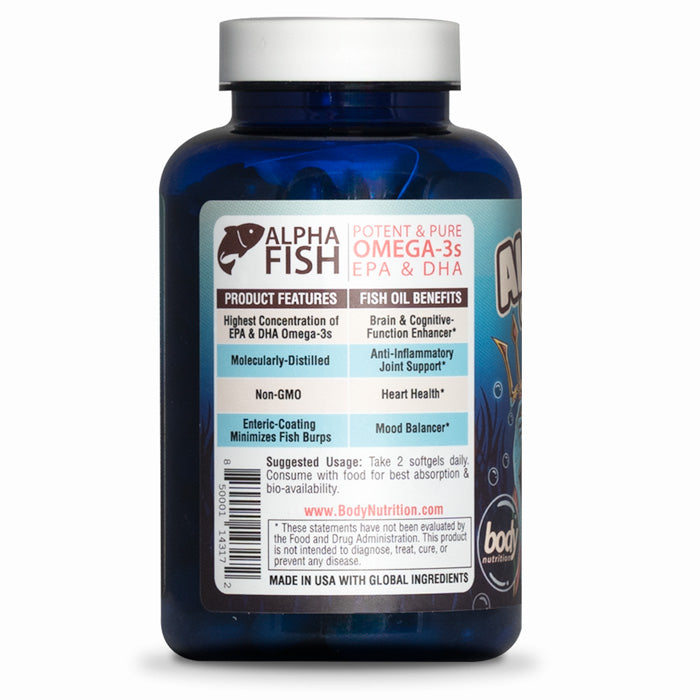 AlphaFish Omega-3 Fish Oil Capsules