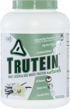 Trutein NATURALS: The Original Trutein Made All-Natural! - Vanilla Bean - 4lb (53 Servings)