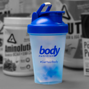 Body nutrition 13.5oz shaker bottle for sports supplement shakes