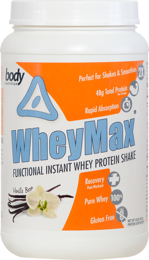 WheyMax: Functional Instant Whey Protein Shake - Vanilla Bean - 2lb (27.5 Servings)