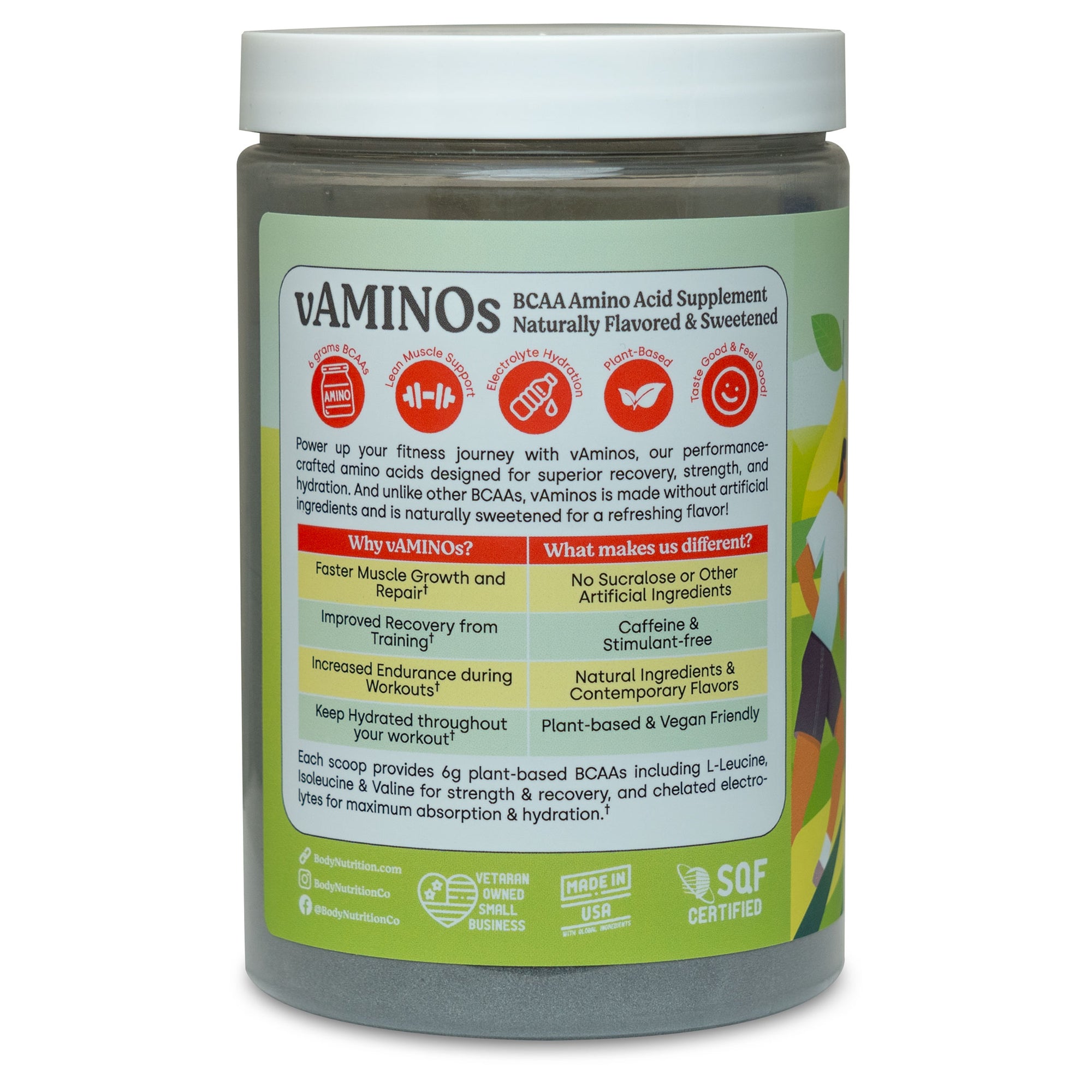 vAminos: Natural BCAAs 30-serving