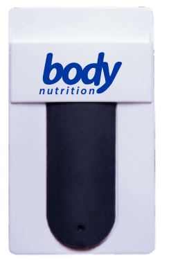 body nutrition Phone Stand &amp; Wallet sleeve holds credit card or ID.