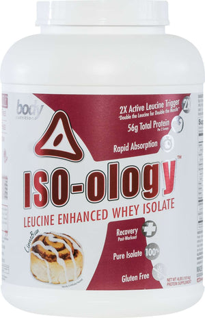 ISO-ology: 100% Leucine-Enhanced Whey Isolate - CinnaBun - 4lb (53 Servings)