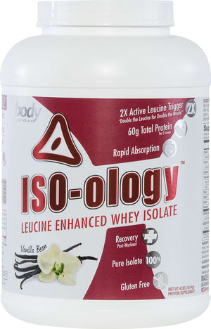 ISO-ology: 100% Leucine-Enhanced Whey Isolate - Vanilla Bean - 4lb (53 Servings)