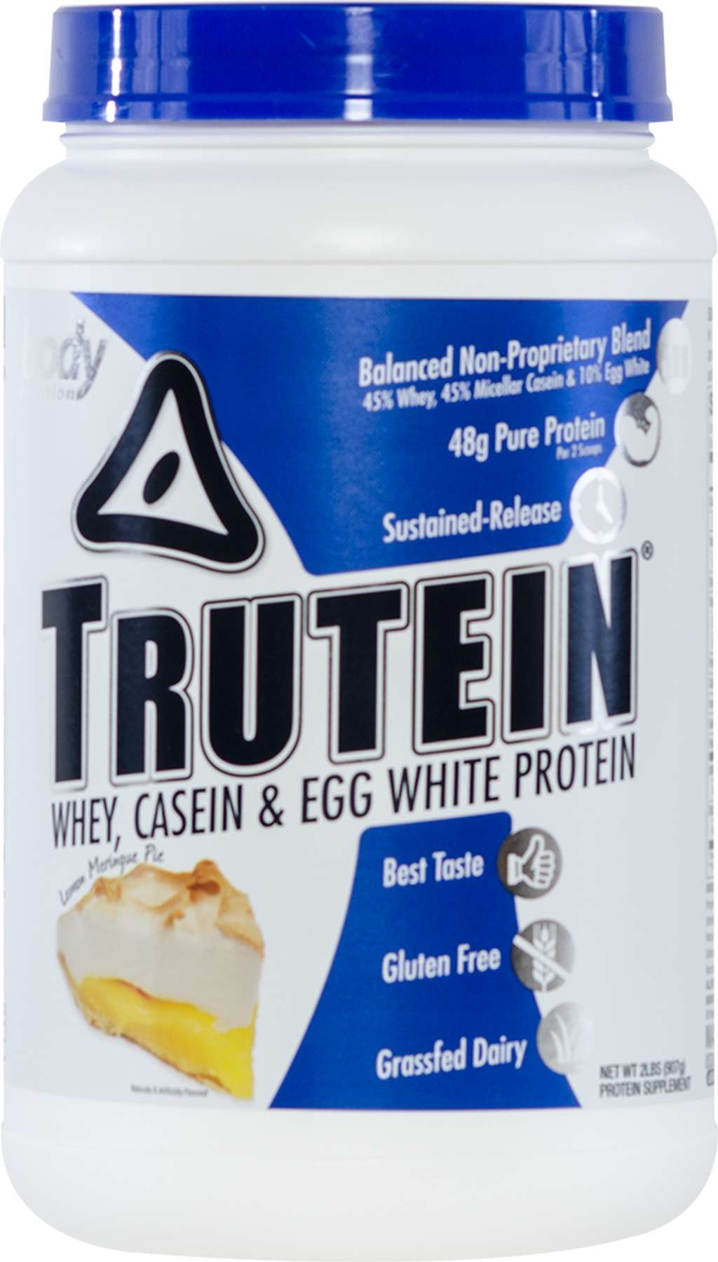 Trutein Protein: 45% Whey, 45% Casein & 10% Egg White