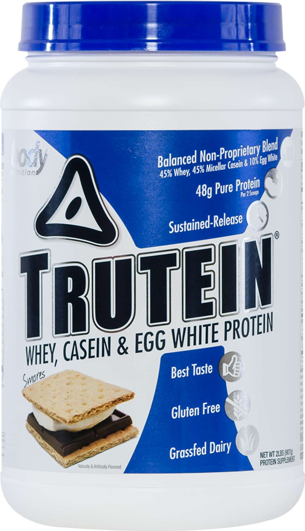 Trutein Protein: 45% Whey, 45% Casein & 10% Egg White