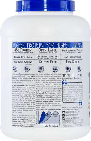 Trutein Protein: 45% Whey, 45% Casein & 10% Egg White - Smores - 4lb (53 Servings)