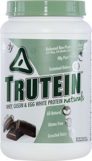Trutein NATURALS: The Original Trutein Made All-Natural! -Dark Chocolate- 2lb (27 Servings)