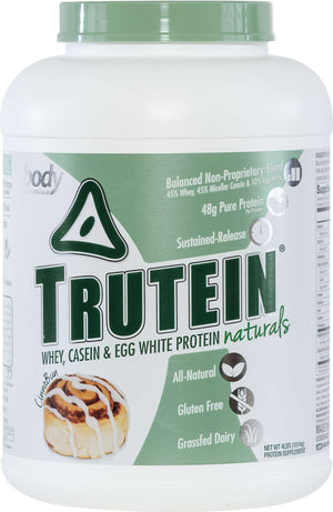 Trutein NATURALS: The Original Trutein Made All-Natural! - CinnaBun - 4lb (53 Servings)