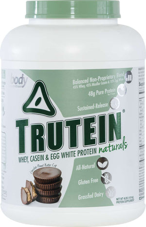 Trutein NATURALS: The Original Trutein Made All-Natural! - Chocolate-Peanut Butter Cup - 4lb (53 Servings)