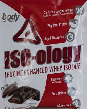 ISO-ology: 100% Leucine-Enhanced Whey Isolate - Dark Chocolate- Sample (36g)
