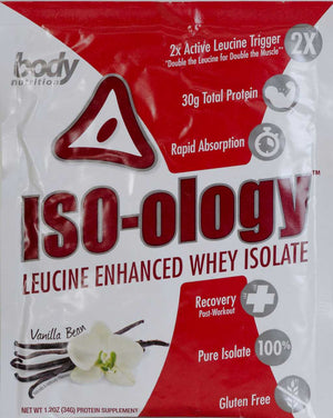 ISO-ology: 100% Leucine-Enhanced Whey Isolate - Vanilla Bean- Sample (36g)