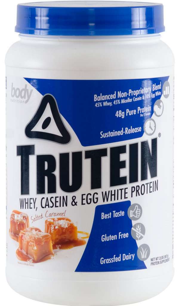 Trutein Protein: 45% Whey, 45% Casein & 10% Egg White