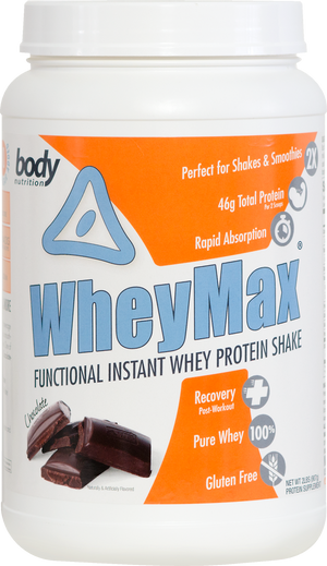 WheyMax: Functional Instant Whey Protein Shake - Chocolate - 2lb (27.5 Servings)