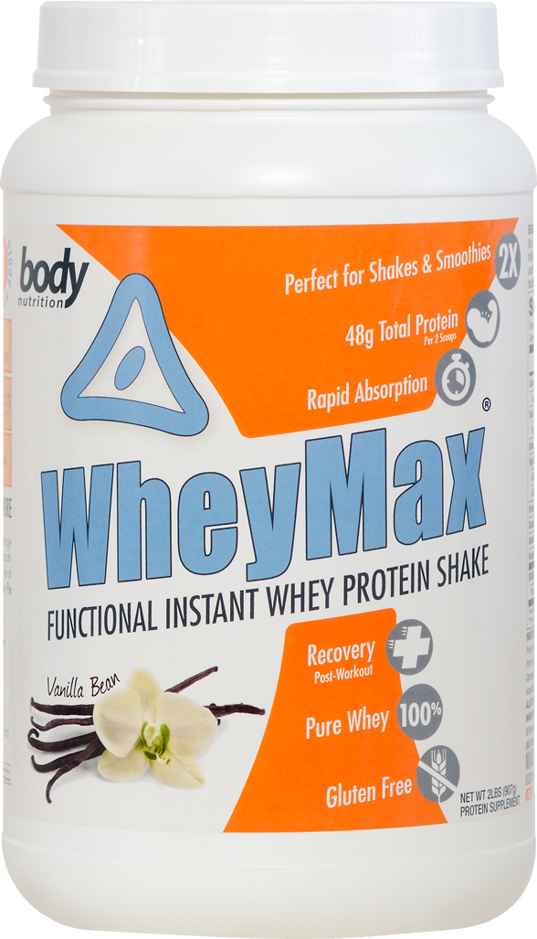 WheyMax: Functional Instant Whey Protein Shake - Vanilla Bean - 2lb (27.5 Servings)